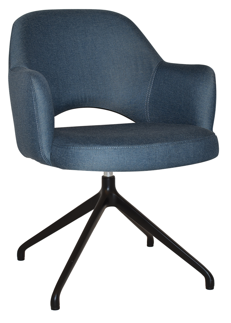EZ ARM CHAIR ALBURY TRESTLE V2 BLACK