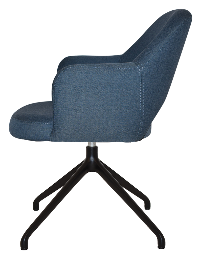 EZ ARM CHAIR ALBURY TRESTLE V2 BLACK
