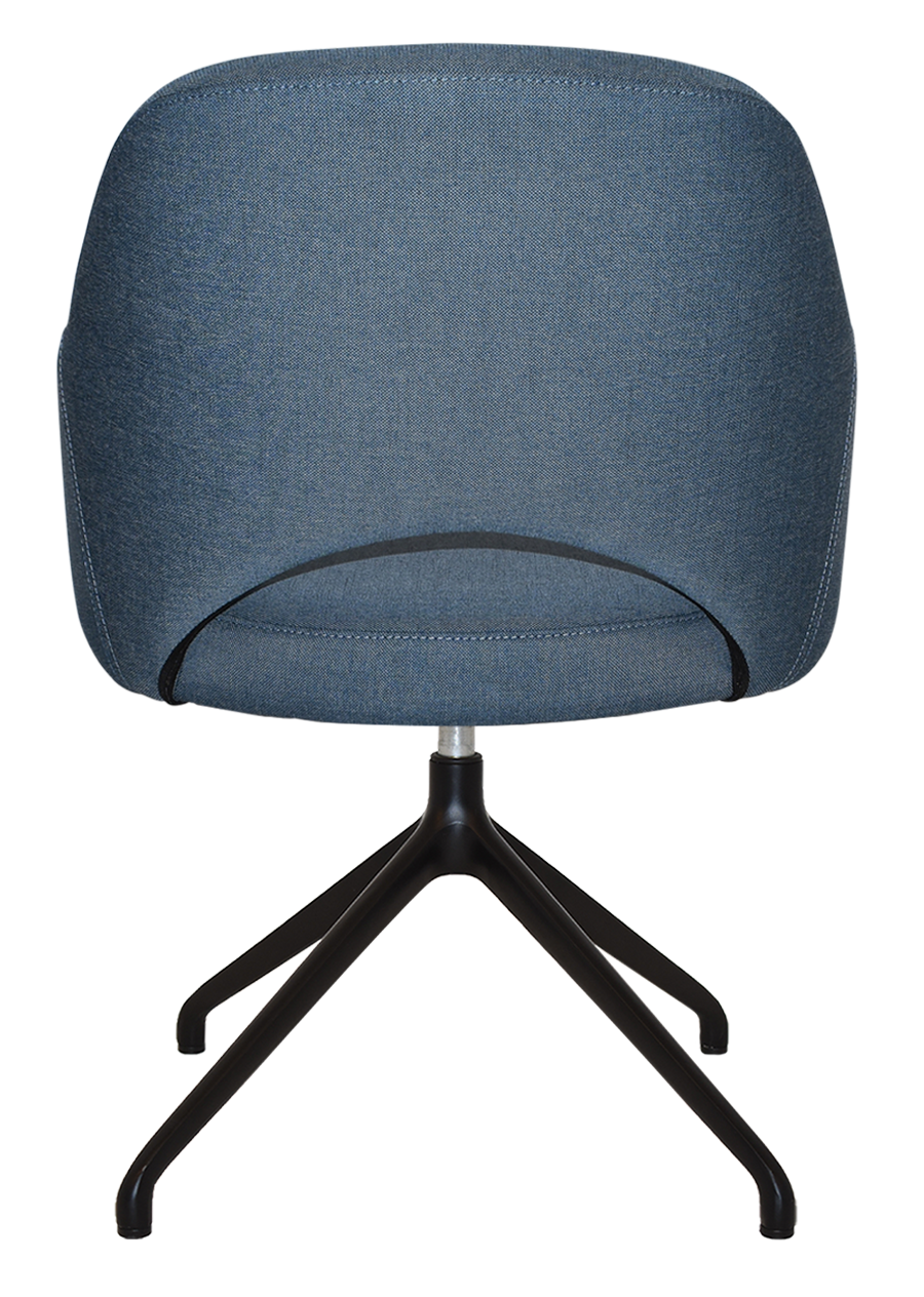 EZ ARM CHAIR ALBURY TRESTLE V2 BLACK