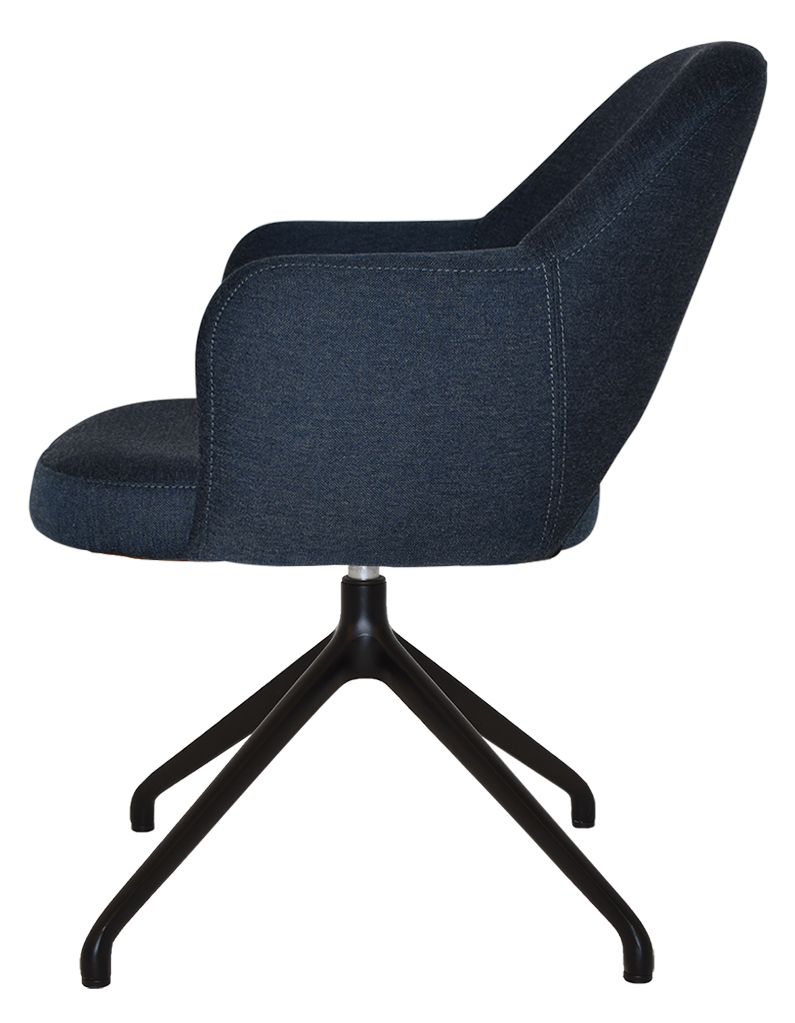 EZ ARM CHAIR ALBURY TRESTLE V2 BLACK