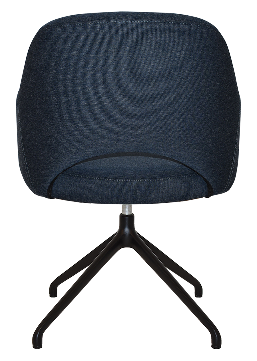 EZ ARM CHAIR ALBURY TRESTLE V2 BLACK