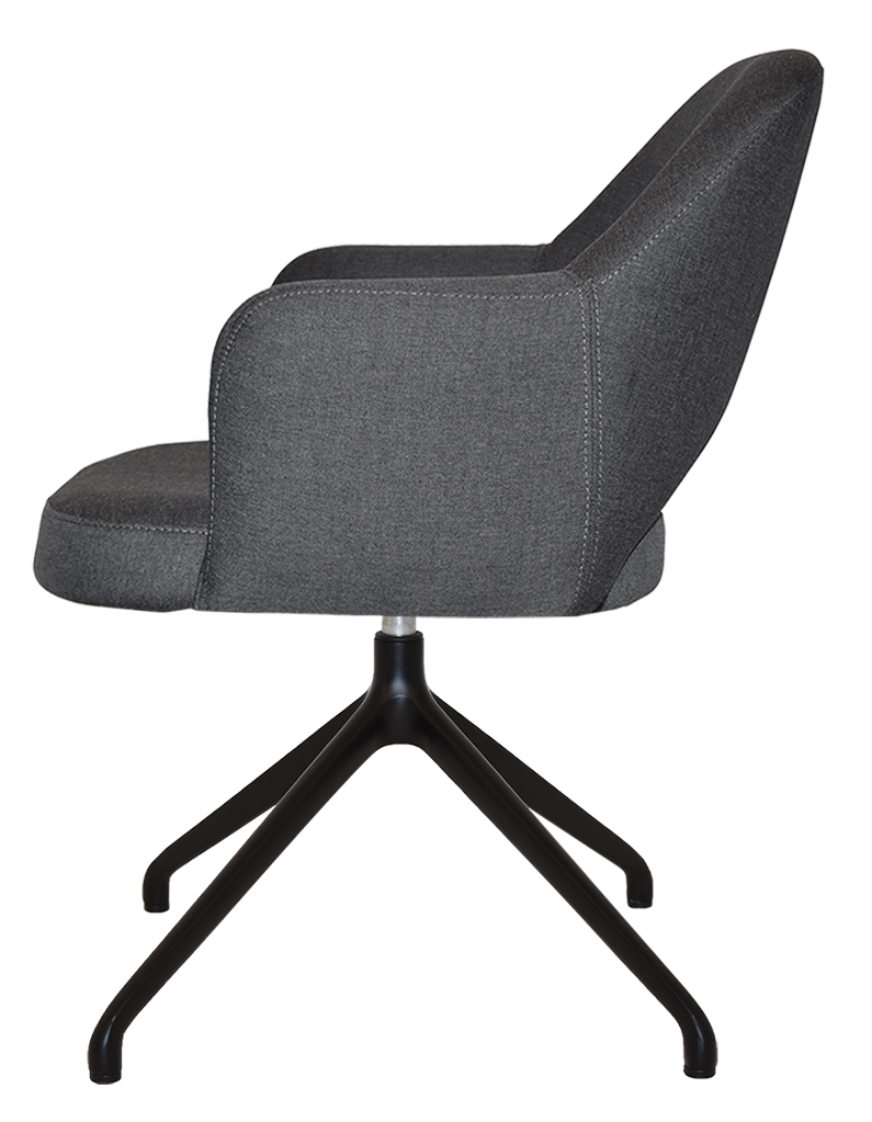 EZ ARM CHAIR ALBURY TRESTLE V2 BLACK