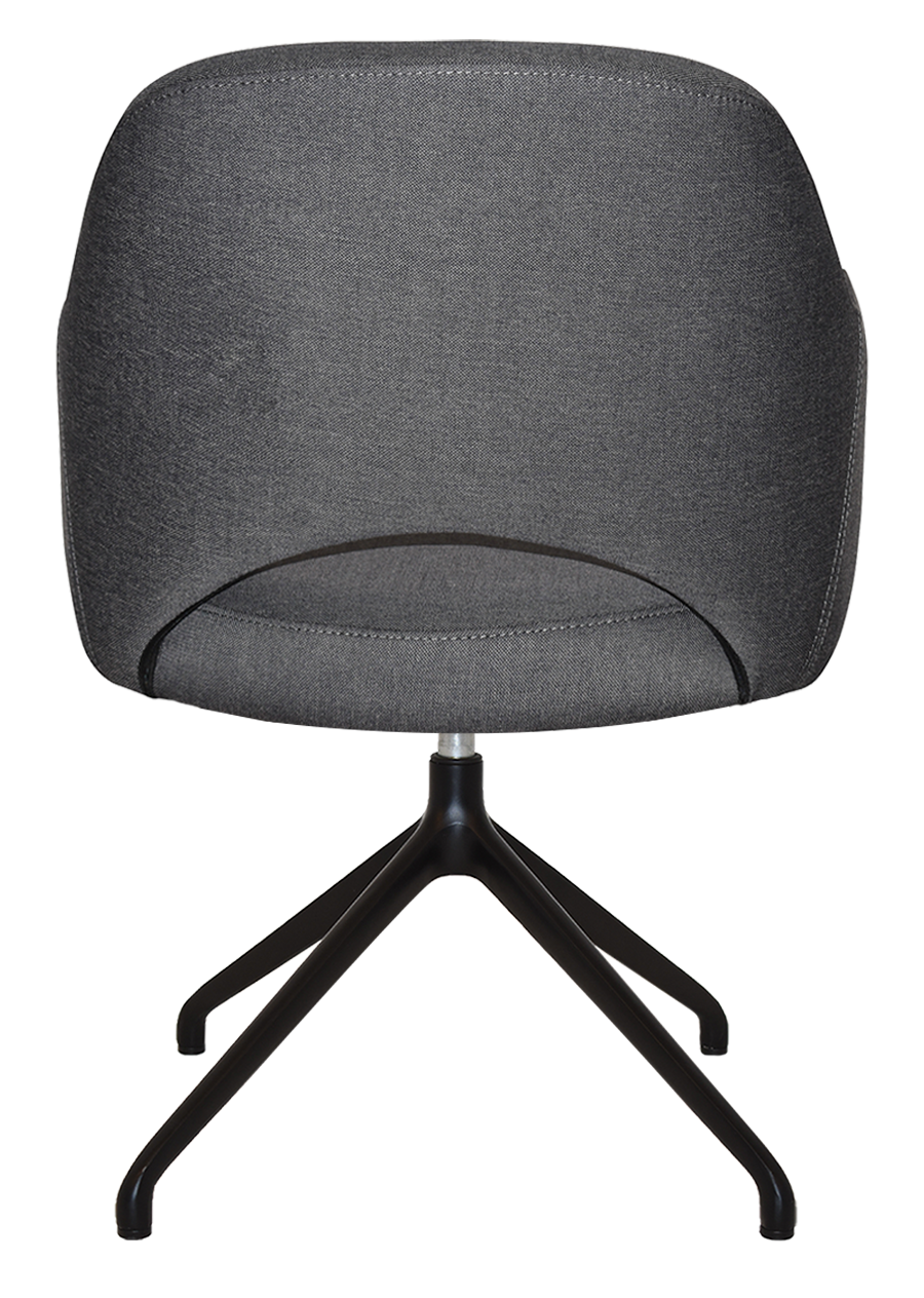 EZ ARM CHAIR ALBURY TRESTLE V2 BLACK