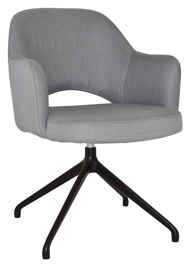 EZ ARM CHAIR ALBURY TRESTLE V2 BLACK