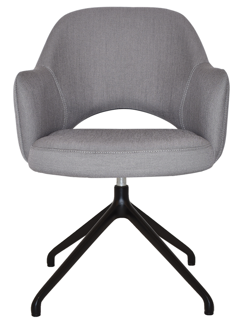 EZ ARM CHAIR ALBURY TRESTLE V2 BLACK