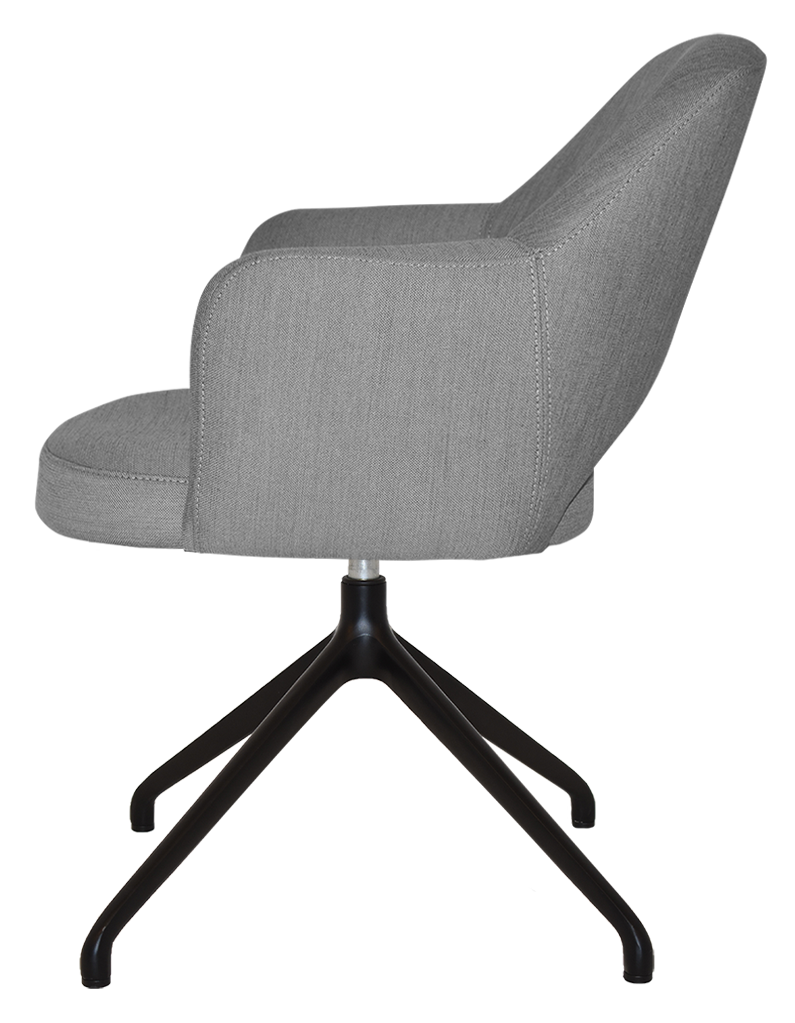 EZ ARM CHAIR ALBURY TRESTLE V2 BLACK