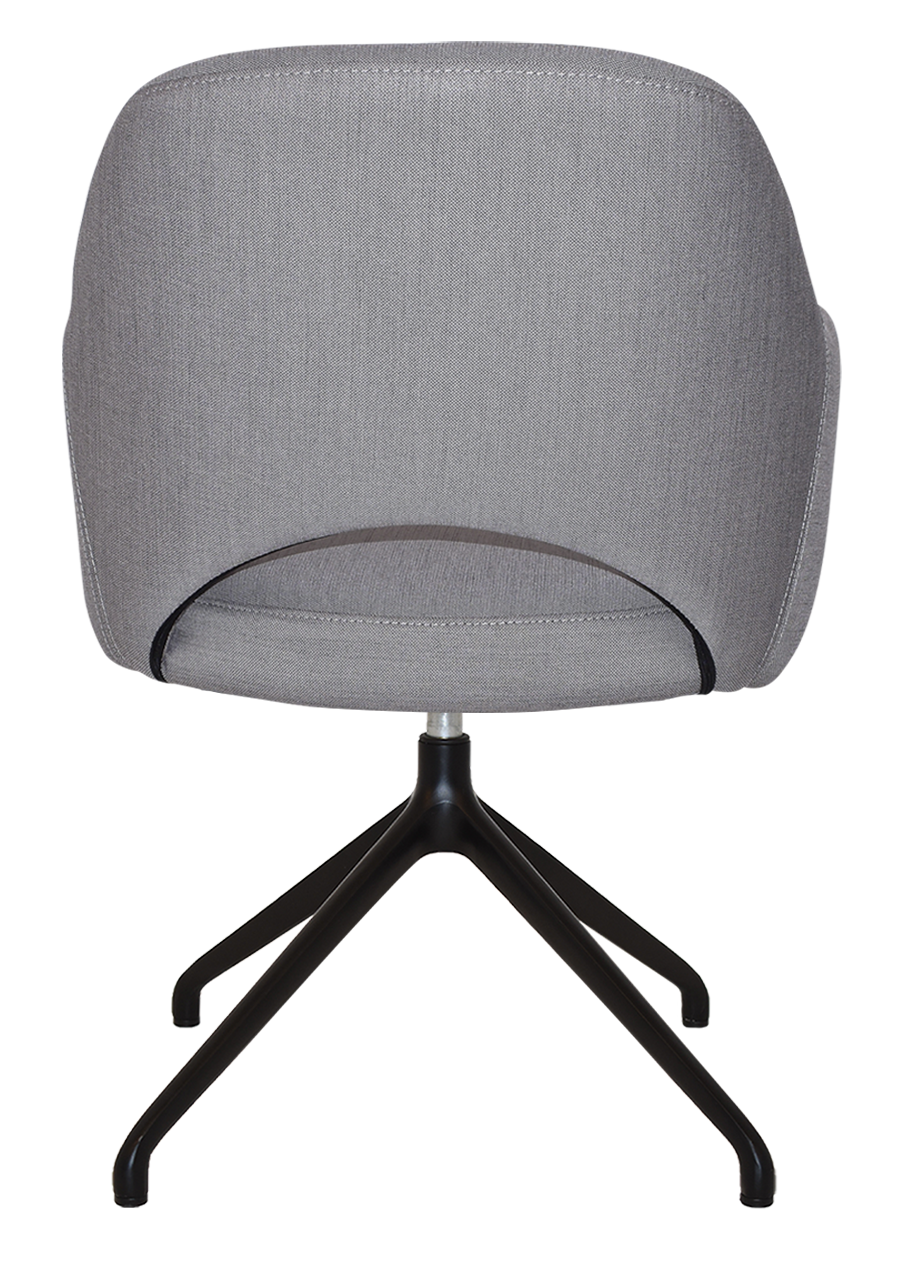 EZ ARM CHAIR ALBURY TRESTLE V2 BLACK