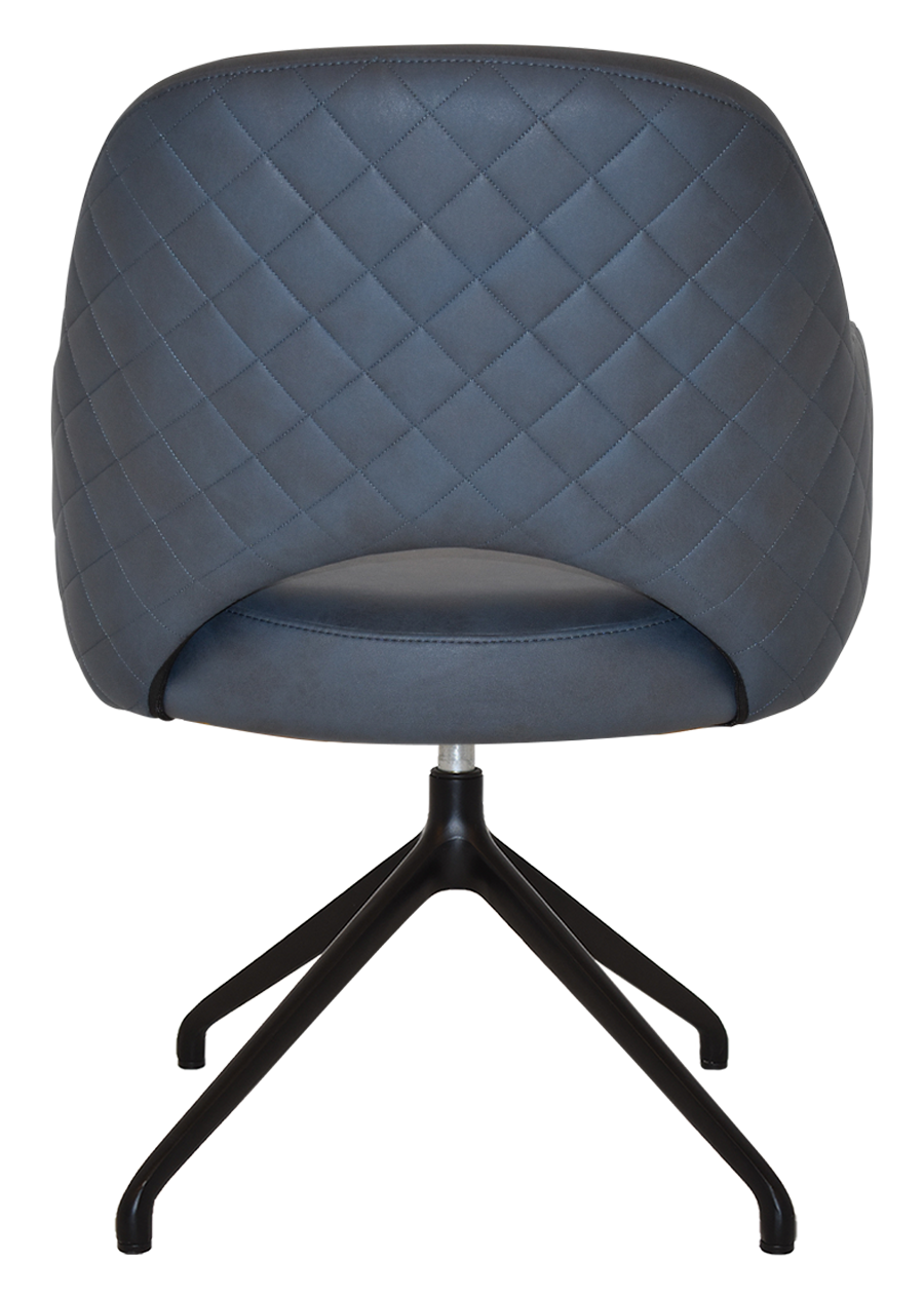 EZ ARM CHAIR ALBURY TRESTLE V2 BLACK