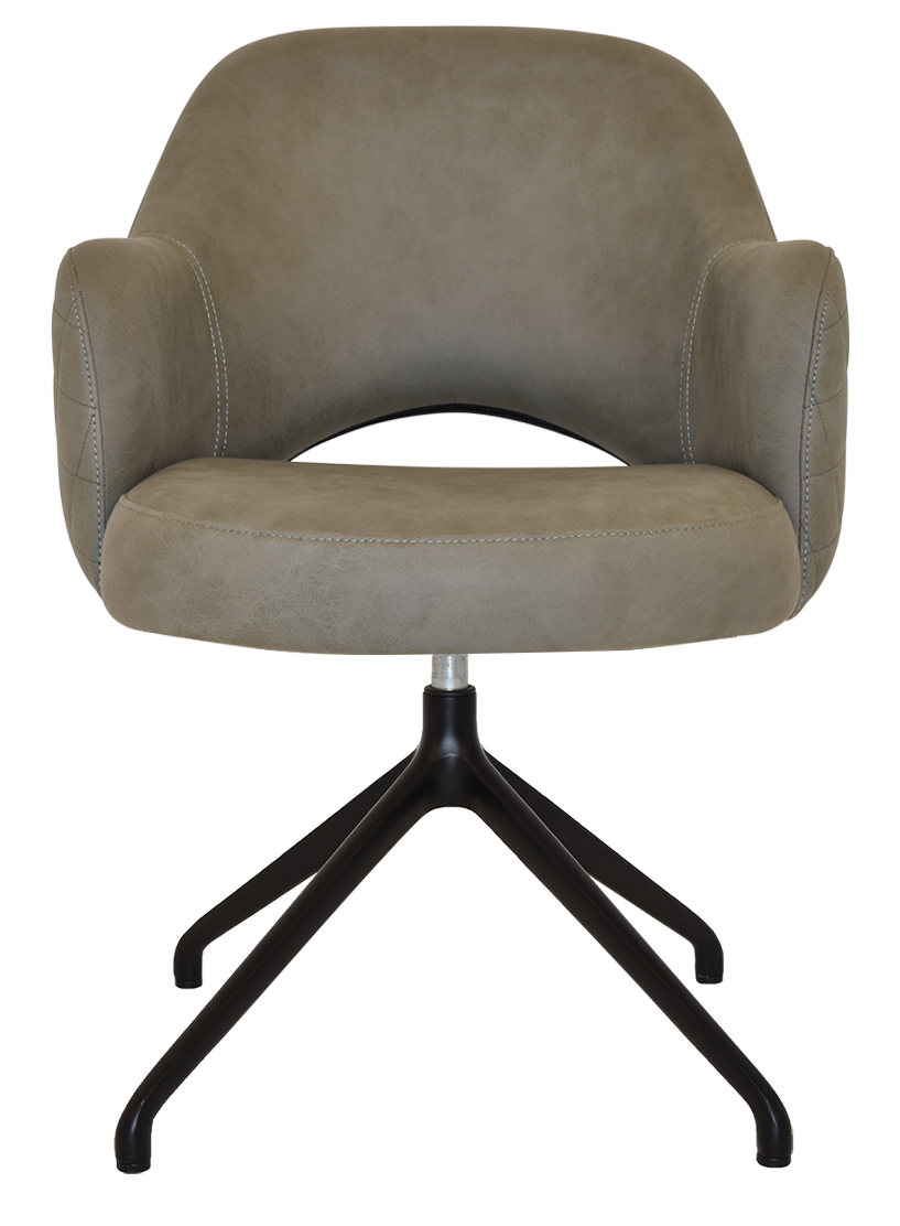 EZ ARM CHAIR ALBURY TRESTLE V2 BLACK