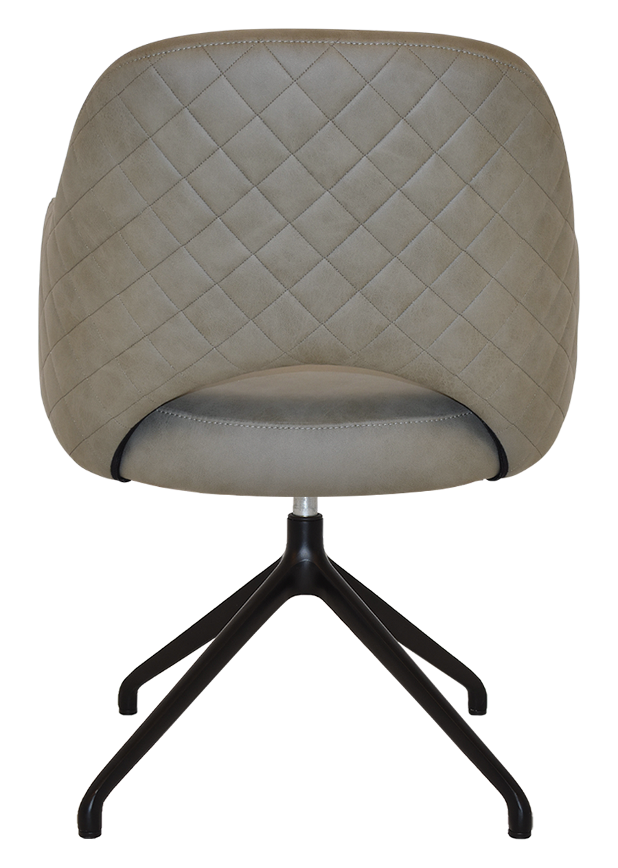 EZ ARM CHAIR ALBURY TRESTLE V2 BLACK