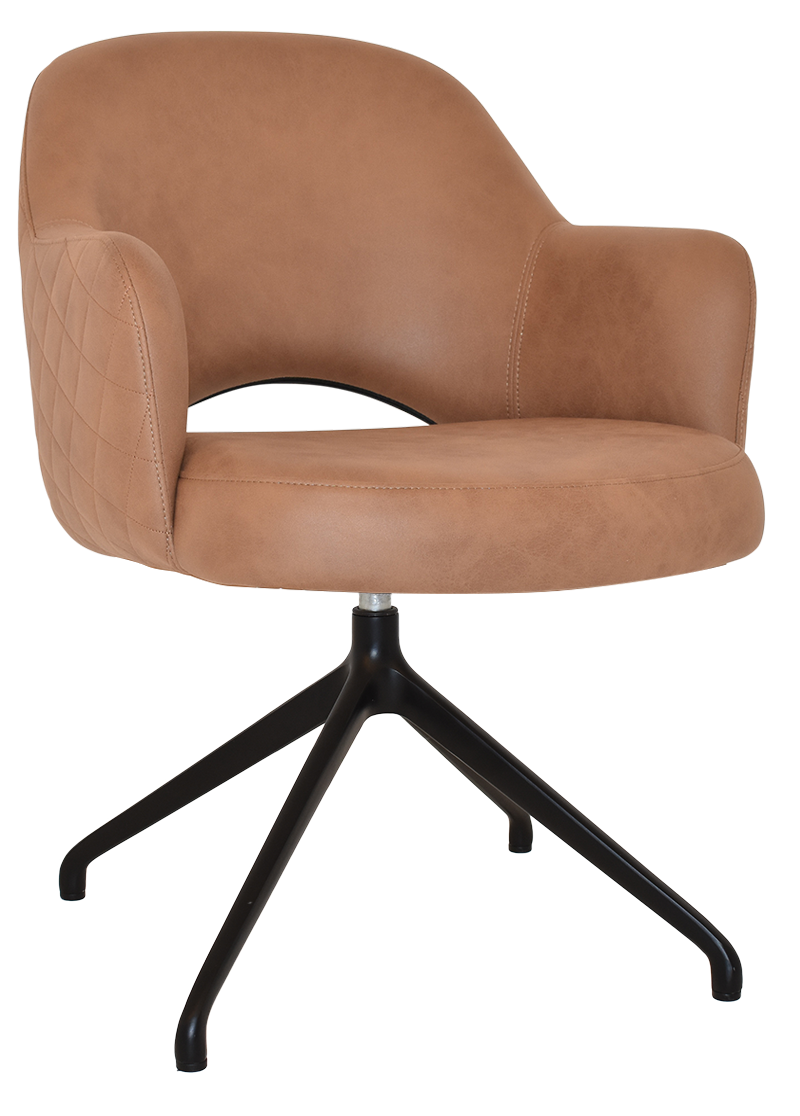 EZ ARM CHAIR ALBURY TRESTLE V2 BLACK