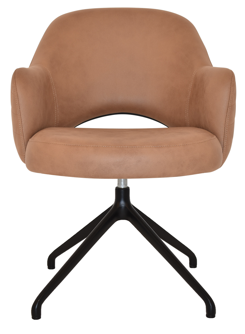 EZ ARM CHAIR ALBURY TRESTLE V2 BLACK