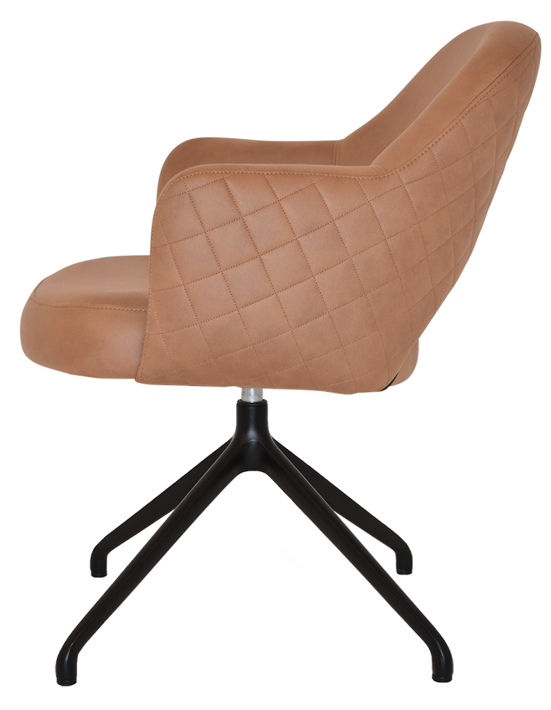 EZ ARM CHAIR ALBURY TRESTLE V2 BLACK