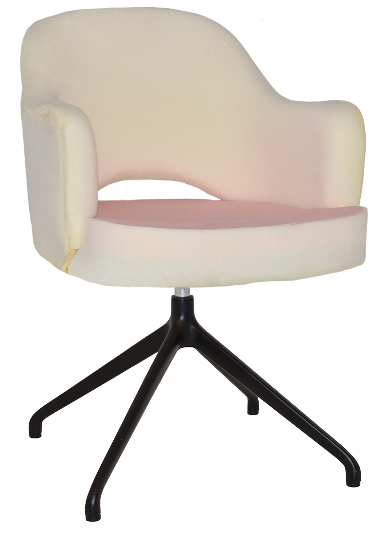 EZ ARM CHAIR ALBURY TRESTLE V2 BLACK