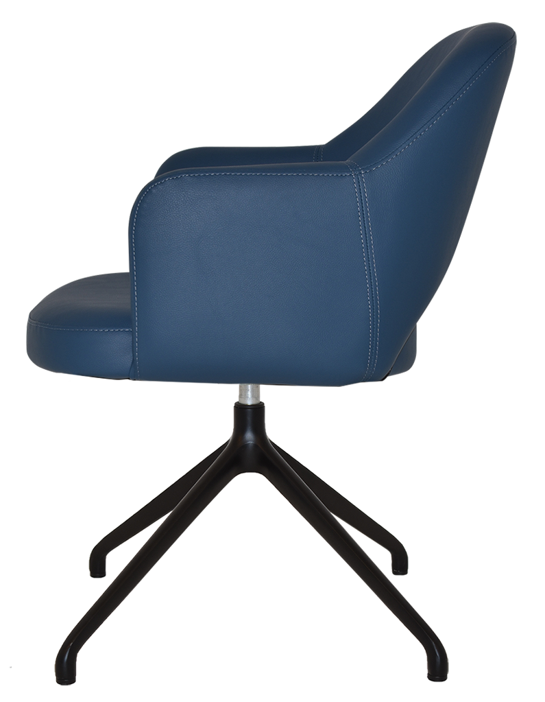 EZ ARM CHAIR ALBURY TRESTLE V2 BLACK