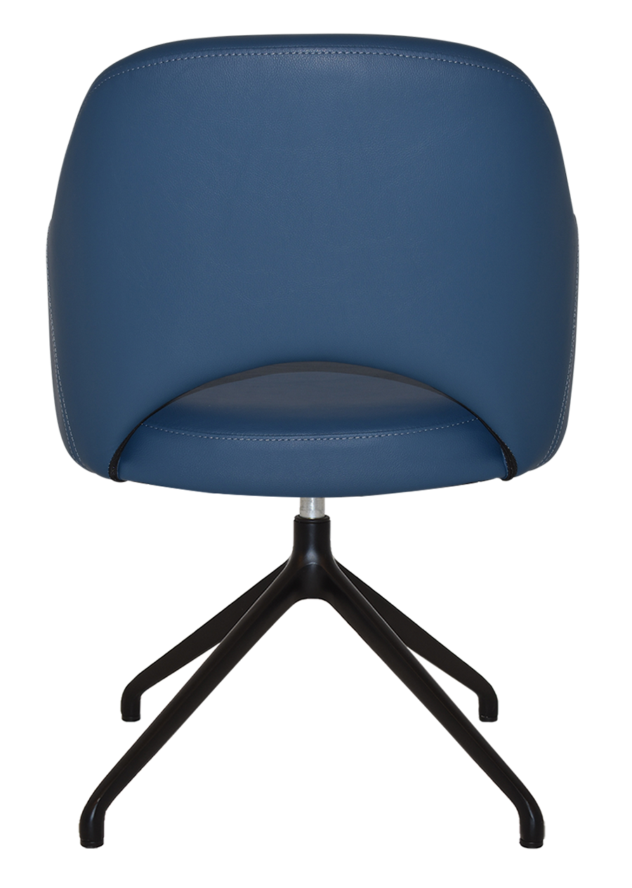 EZ ARM CHAIR ALBURY TRESTLE V2 BLACK