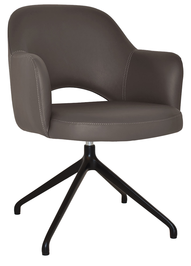 EZ ARM CHAIR ALBURY TRESTLE V2 BLACK
