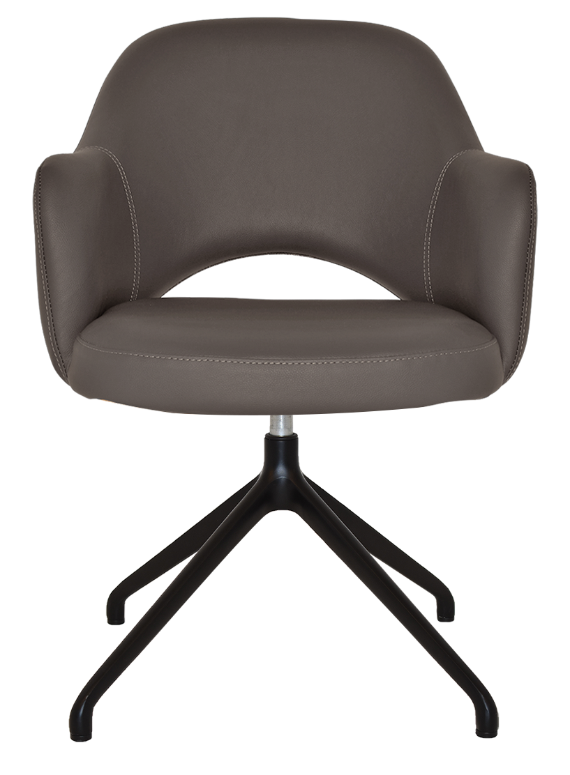 EZ ARM CHAIR ALBURY TRESTLE V2 BLACK