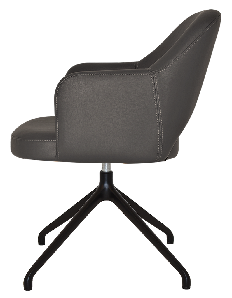 EZ ARM CHAIR ALBURY TRESTLE V2 BLACK