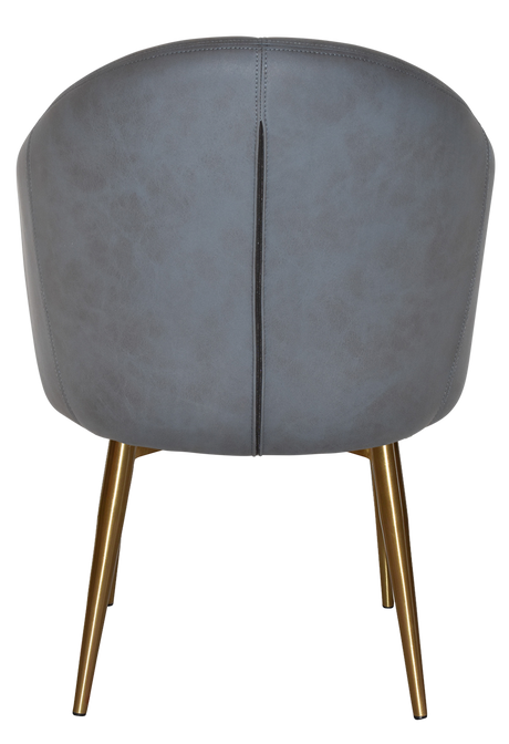 EZ ARM CHAIR HUGO METAL (SLIM) BRASS