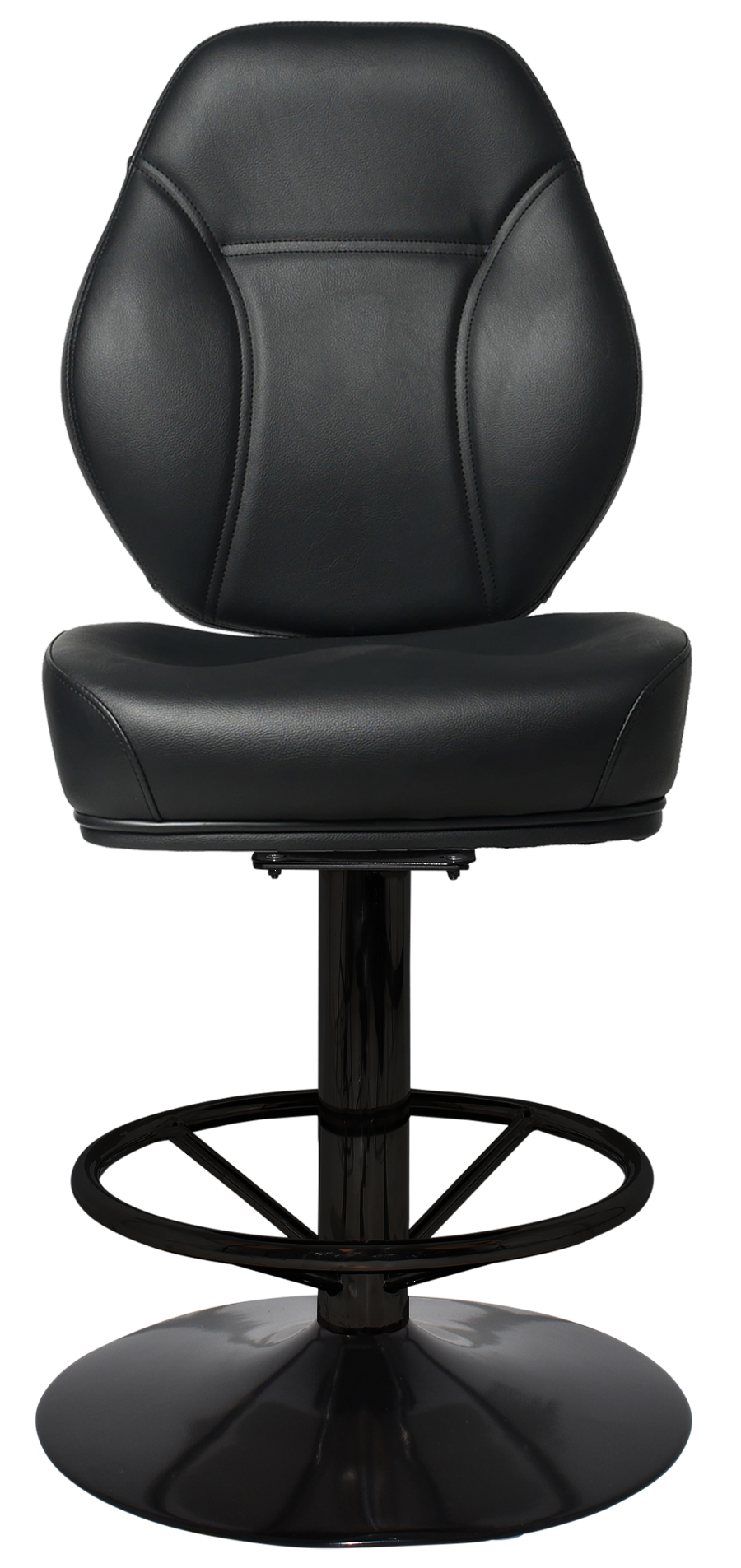 EZ GAMING STOOL CAIRO DISC BLACK
