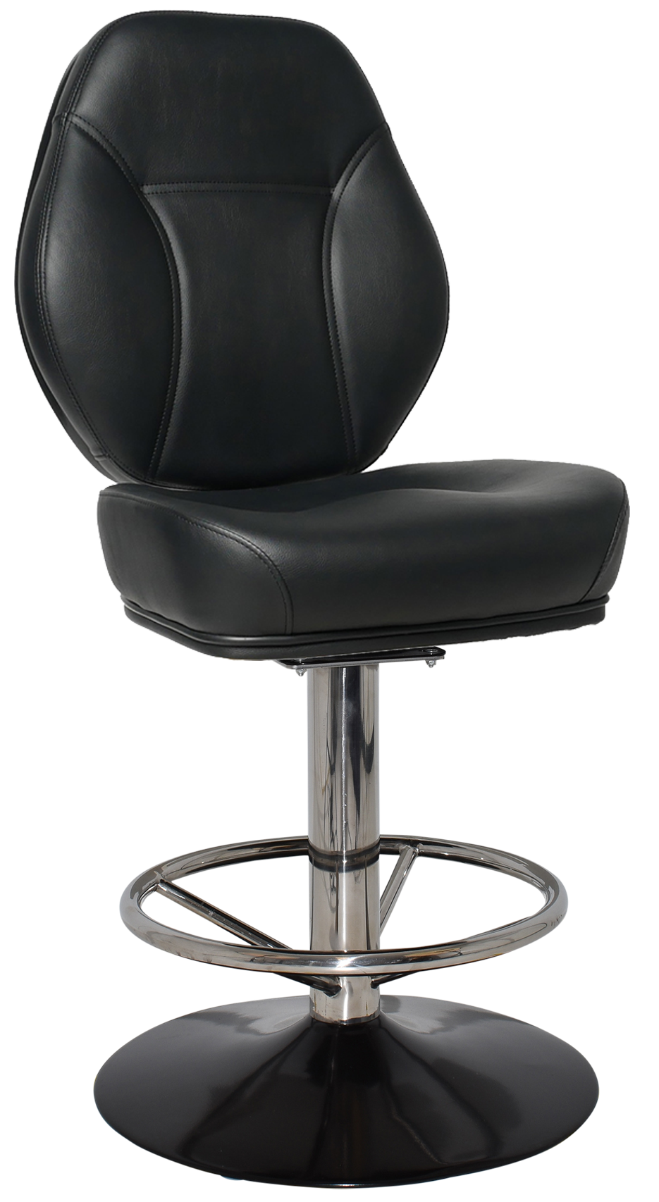 EZ GAMING STOOL CAIRO DISC BLACK