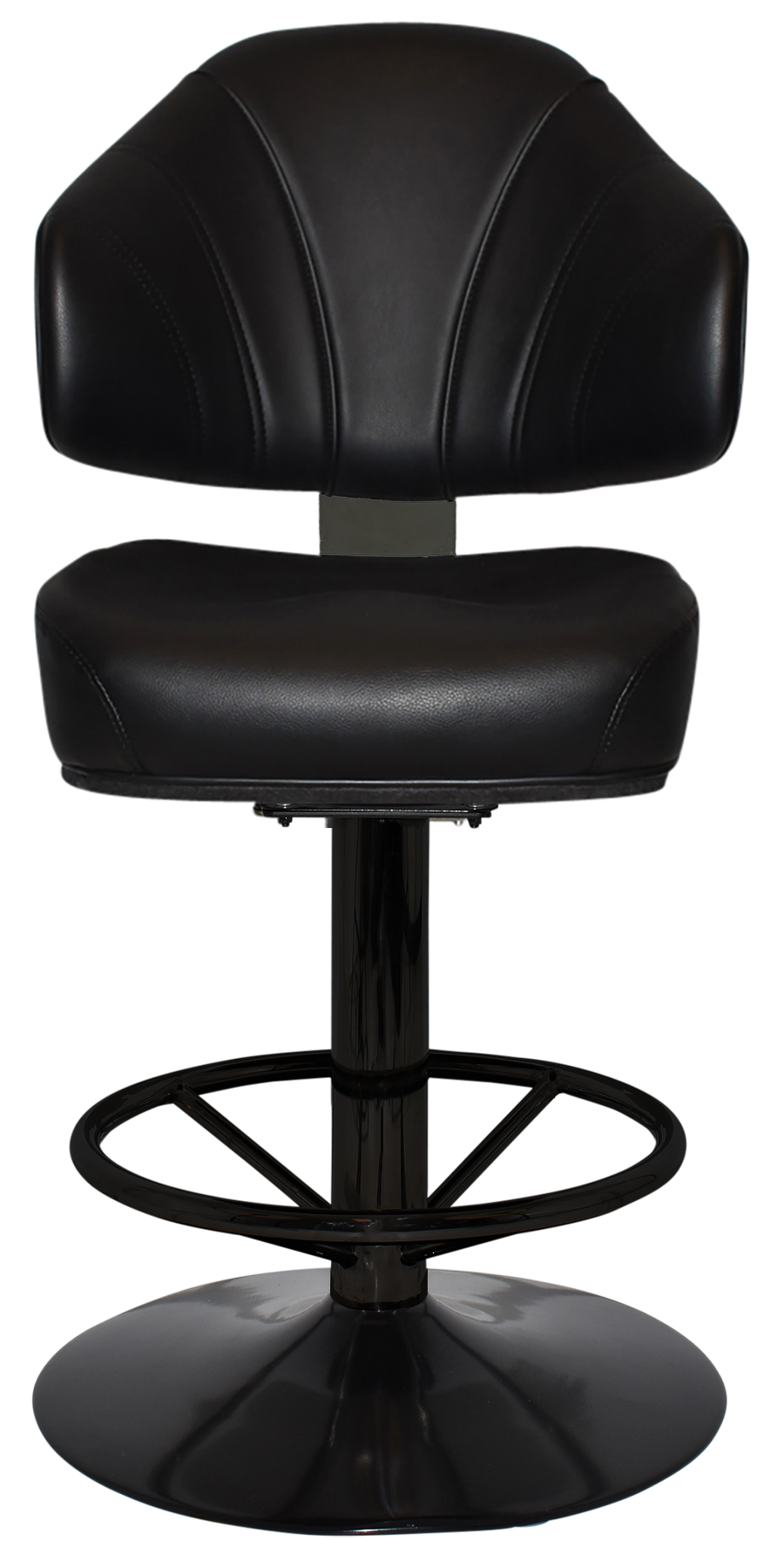 EZ GAMING STOOL LUXOR DISC BLACK