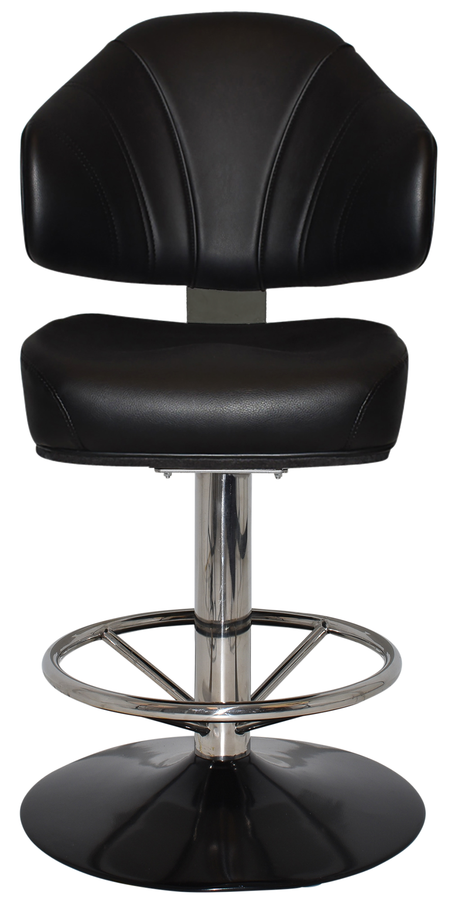 EZ GAMING STOOL LUXOR DISC BLACK