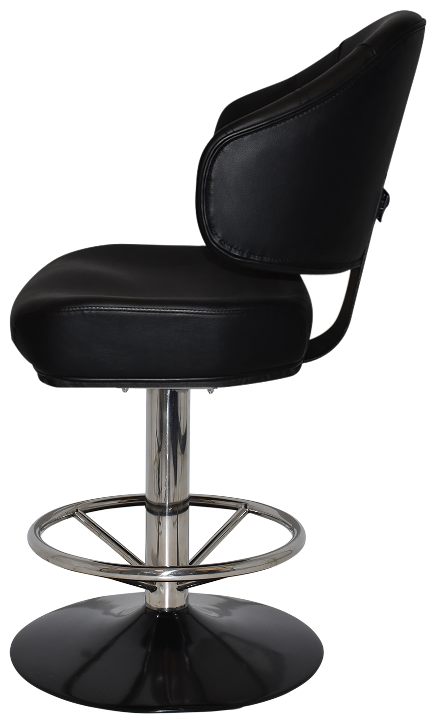 EZ GAMING STOOL LUXOR DISC BLACK