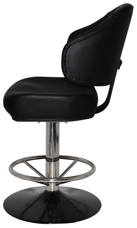 EZ GAMING STOOL LUXOR DISC BLACK