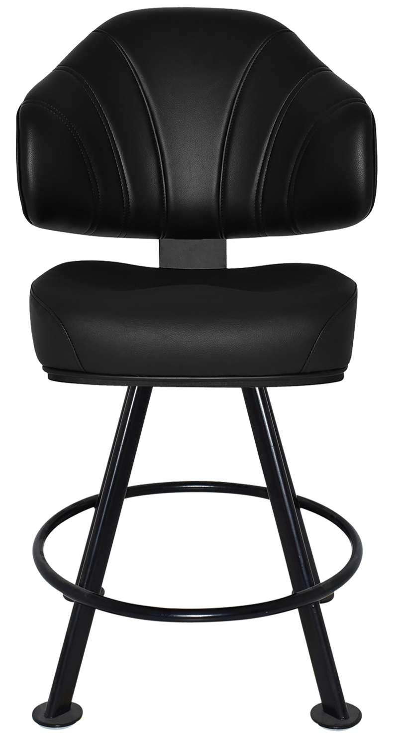 EZ GAMING STOOL LUXOR DISC BLACK