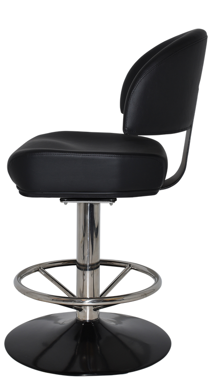 EZ GAMING STOOL MACAU DISC BLACK
