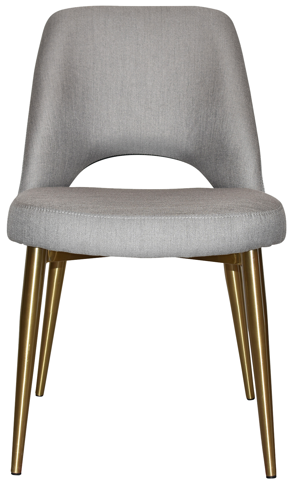 EZ Albury Brass Colour Stainless Steel Leg Upholstered Hospitality Dining Chair