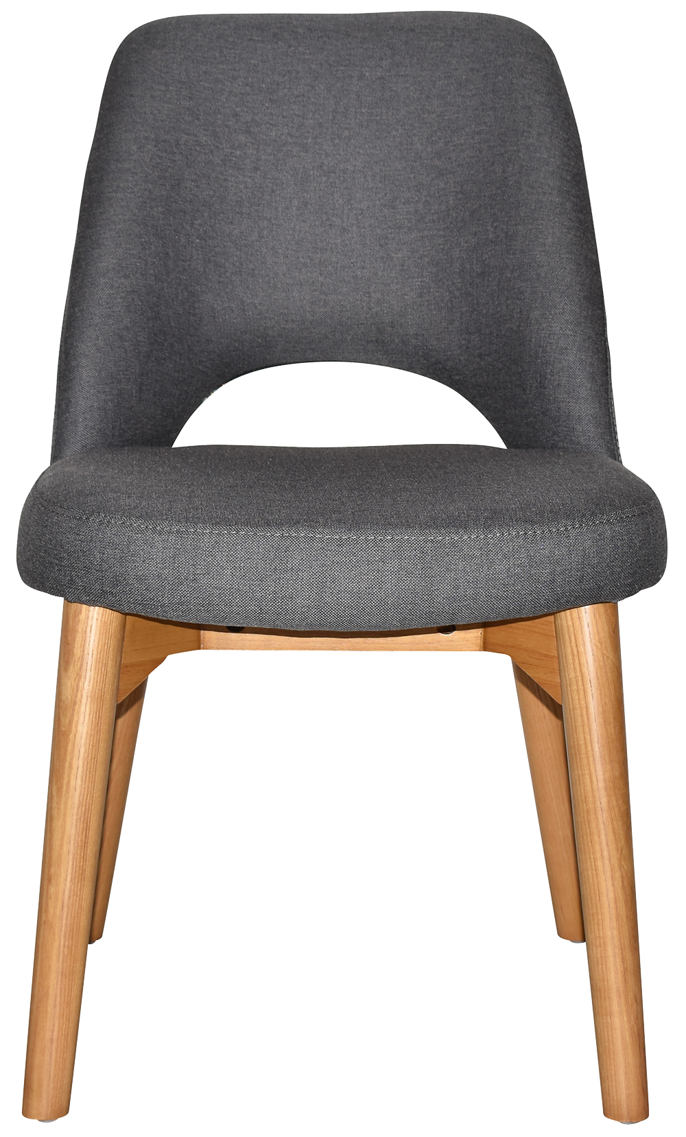 EZ Albury Solid Ash Timber Oak Leg Upholstered Hospitality Dining Chair