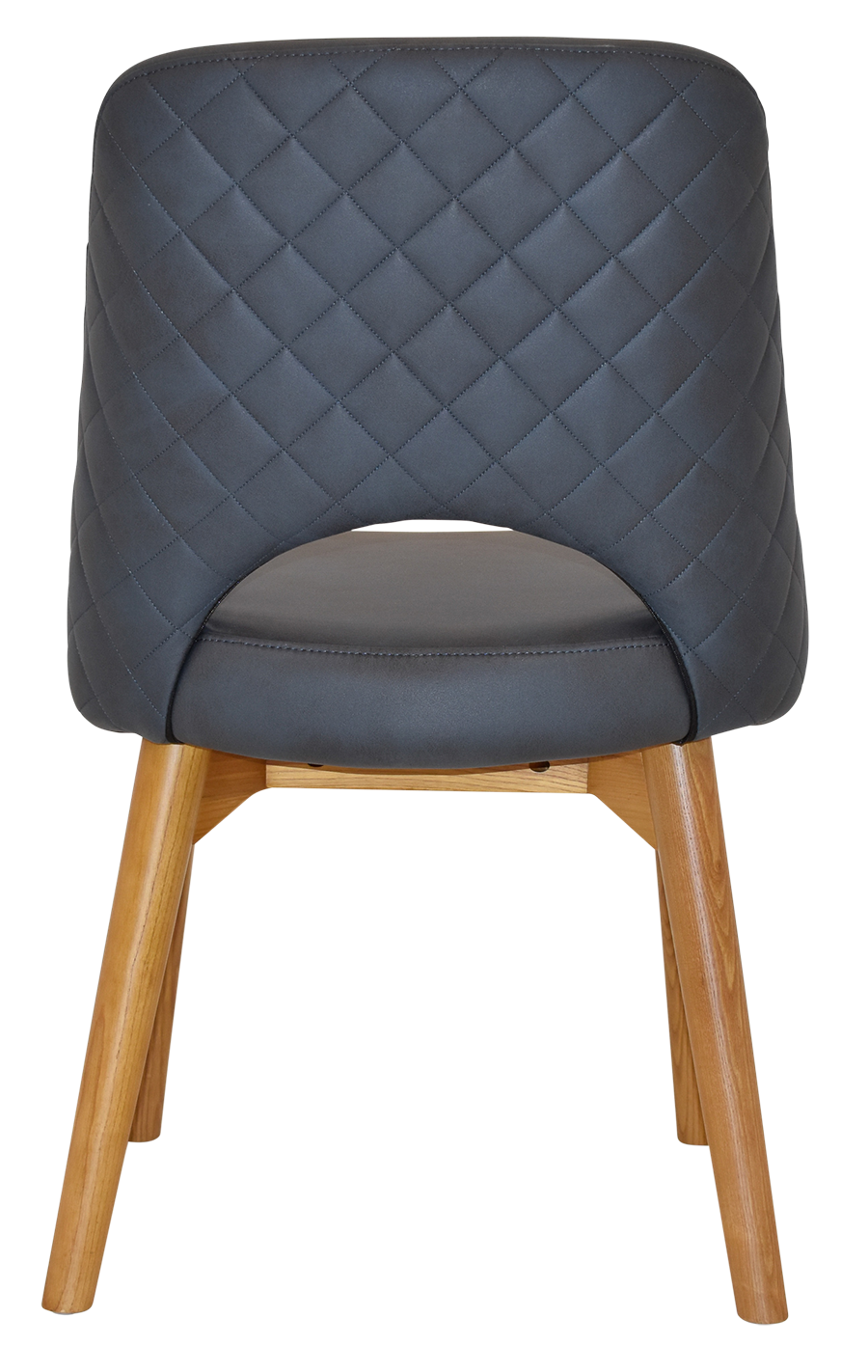 EZ Albury Solid Ash Timber Oak Leg Upholstered Hospitality Dining Chair