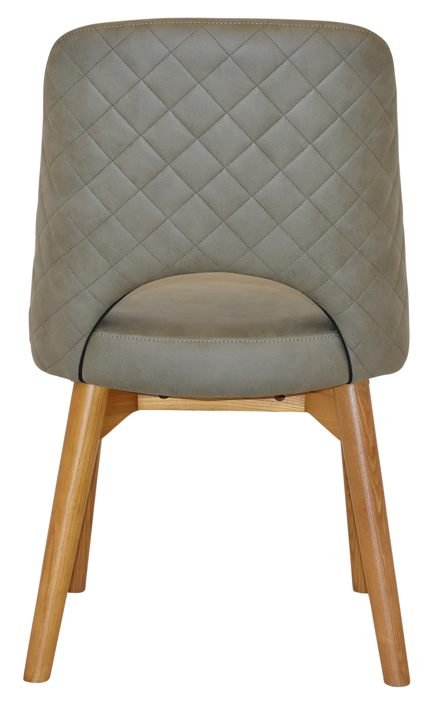 EZ Albury Solid Ash Timber Oak Leg Upholstered Hospitality Dining Chair