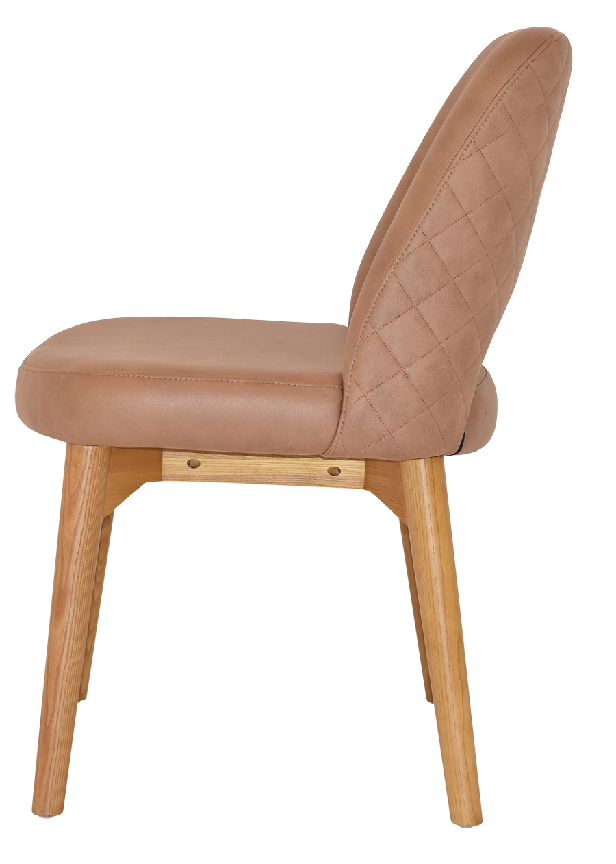 EZ Albury Solid Ash Timber Oak Leg Upholstered Hospitality Dining Chair