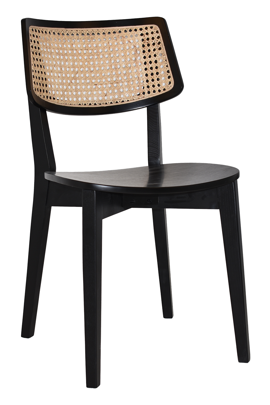 EZ Phoenix Solid Timber Framed Rattan Back Hospitality Dining Chair