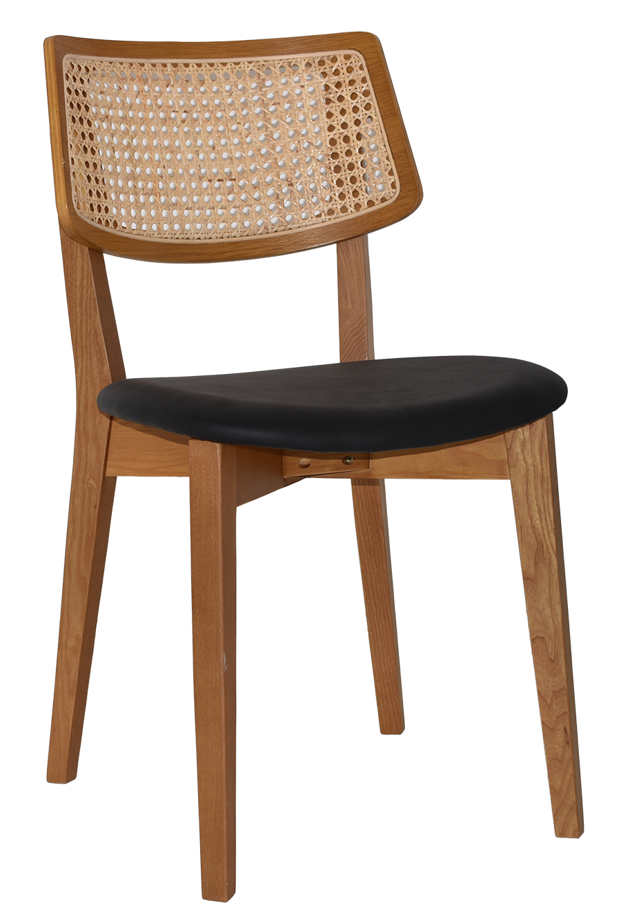 EZ Phoenix Solid Timber Framed Rattan Back Hospitality Dining Chair