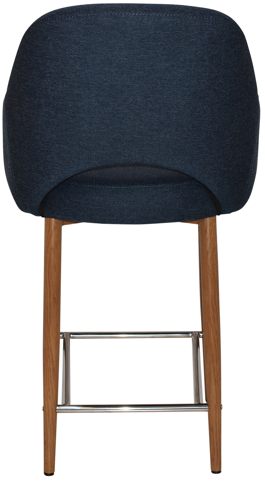 EZ Albury Upholstered Barstool with Light Oak Legs