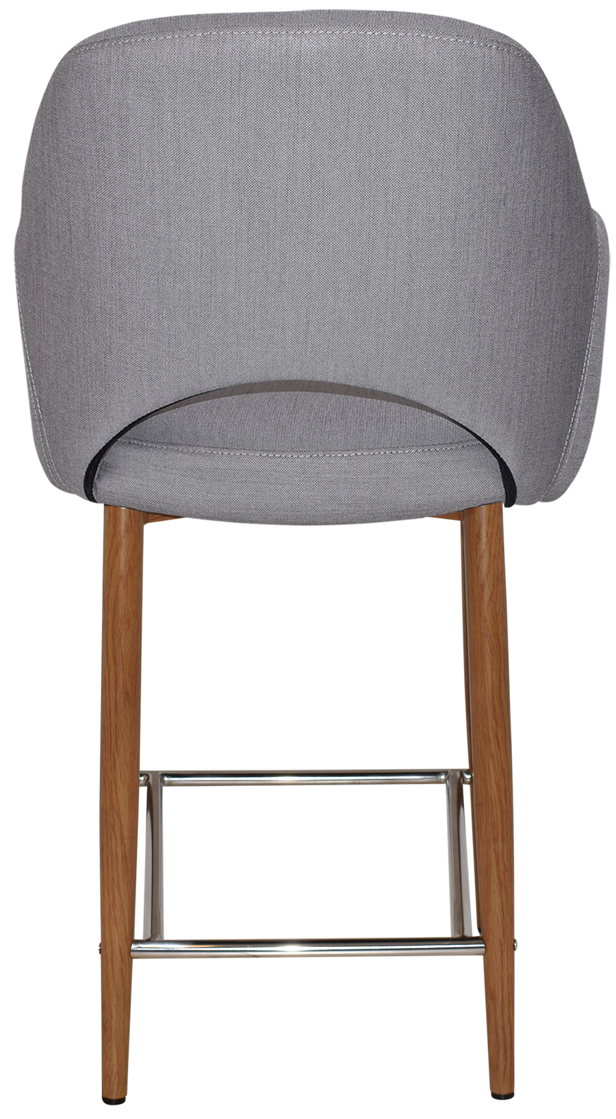EZ Albury Upholstered Barstool with Light Oak Legs
