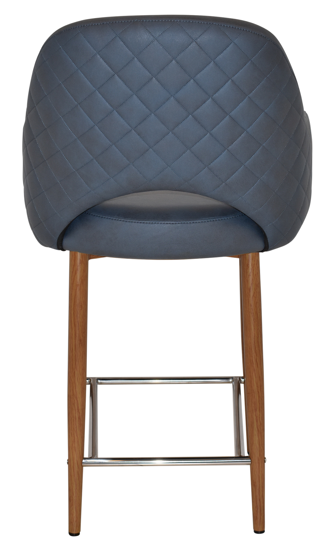 EZ Albury Upholstered Barstool with Light Oak Legs