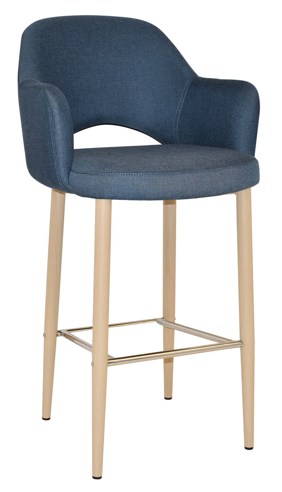 EZ STOOL ALBURY ARM 750 METAL BIRCH