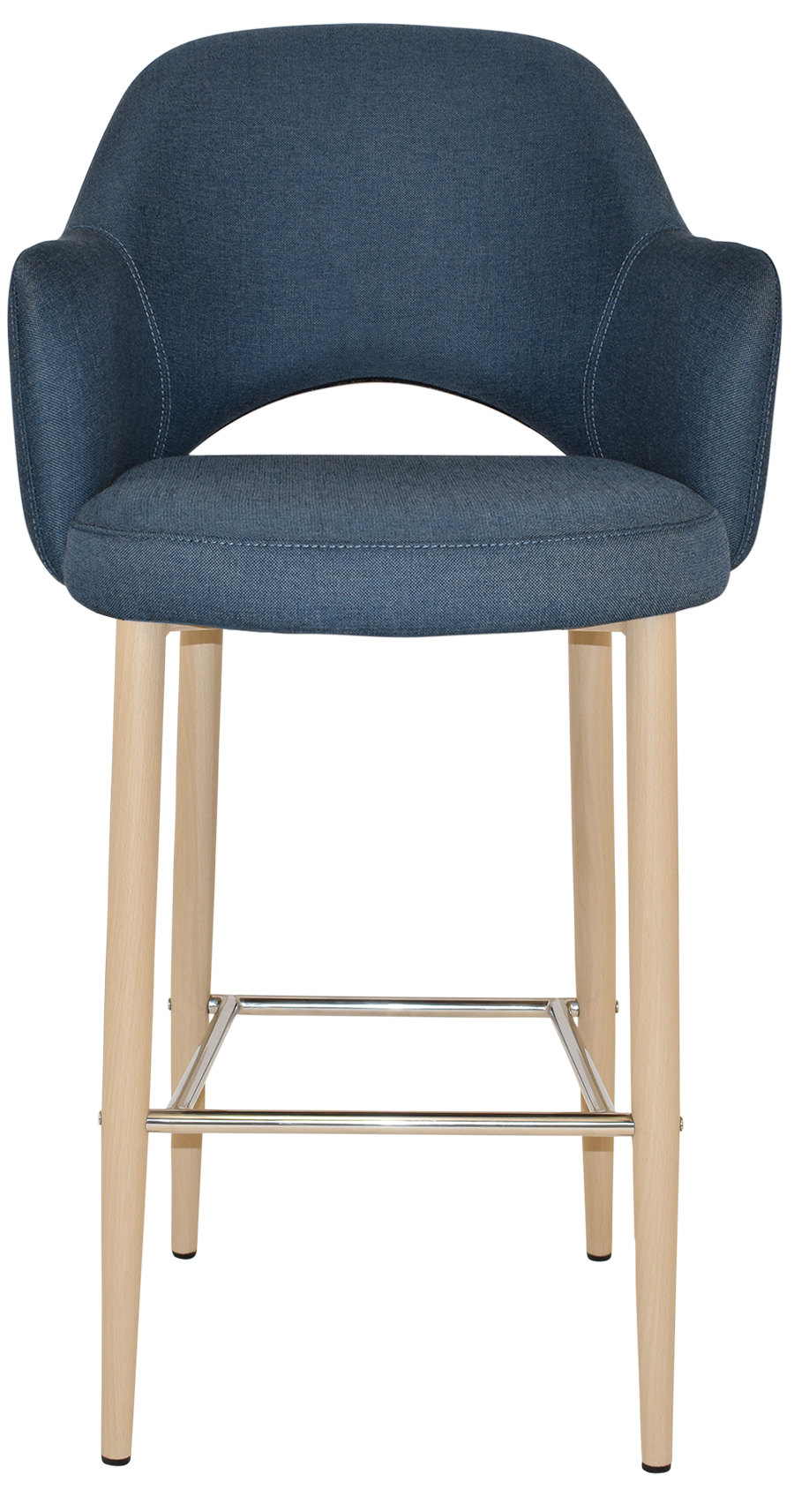 EZ STOOL ALBURY ARM 750 METAL BIRCH