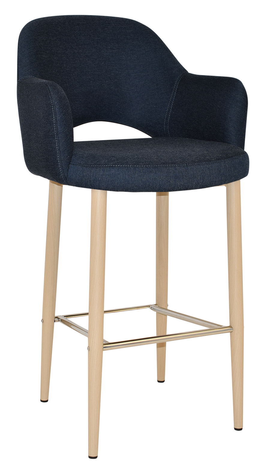 EZ STOOL ALBURY ARM 750 METAL BIRCH