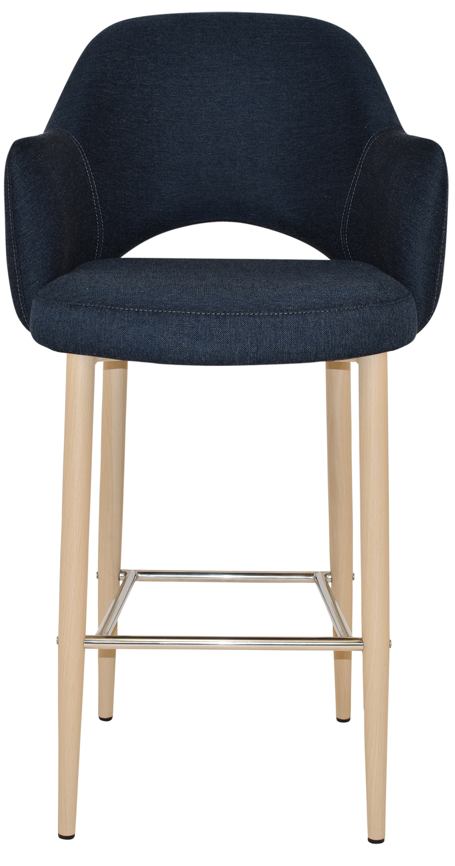 EZ STOOL ALBURY ARM 750 METAL BIRCH
