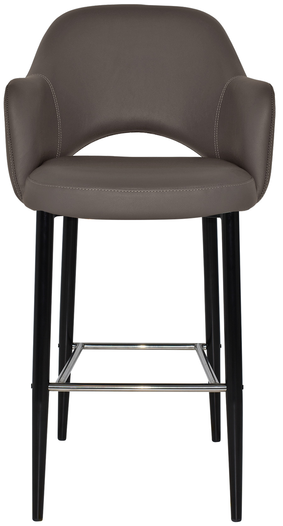 EZ STOOL ALBURY ARM 750 METAL BLACK