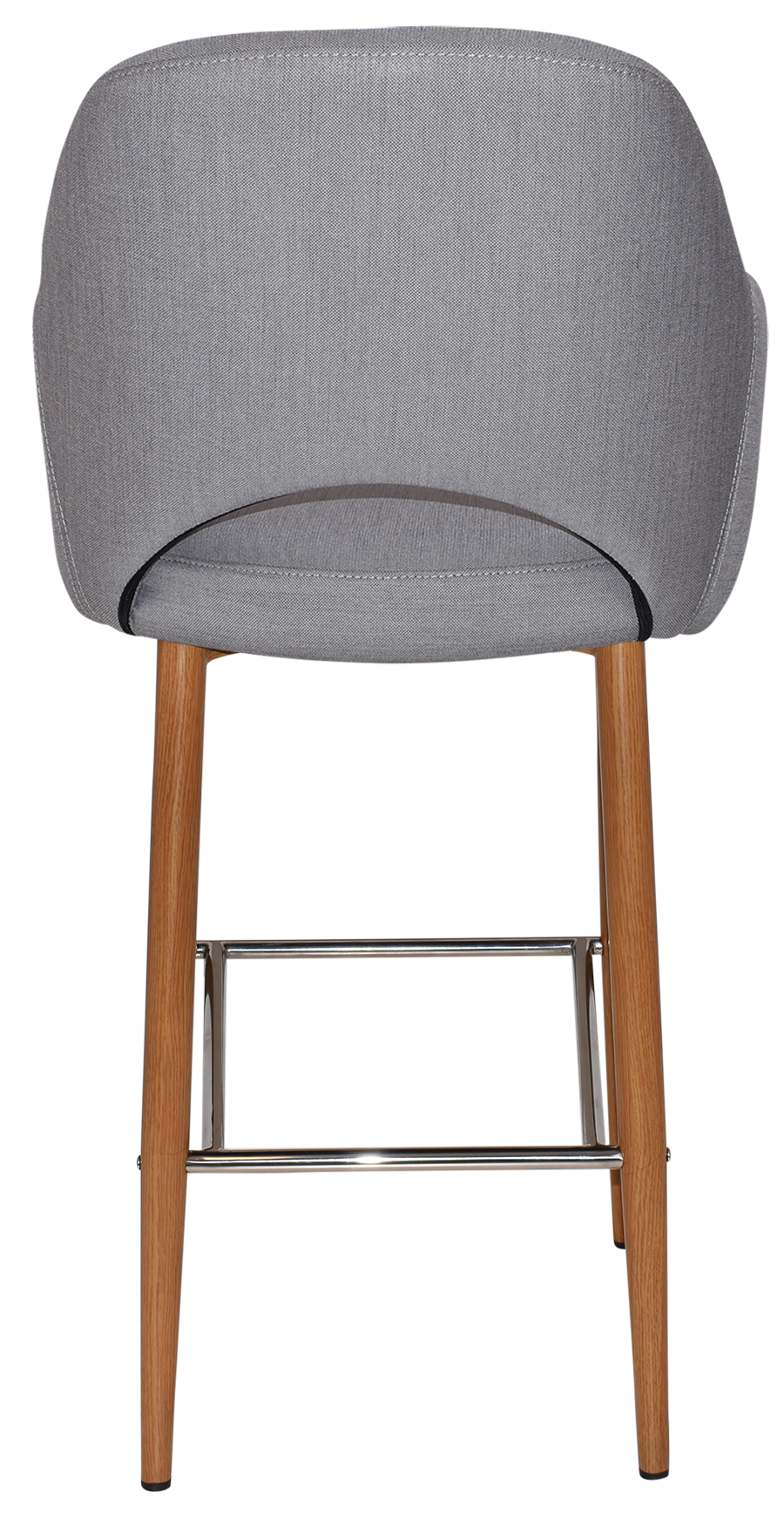 EZ STOOL ALBURY ARM 750 METAL LIGHTOAK