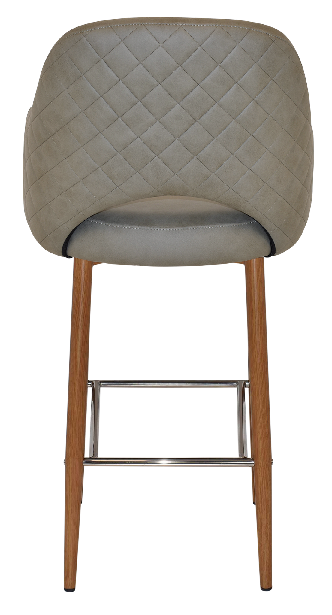 EZ STOOL ALBURY ARM 750 METAL LIGHTOAK