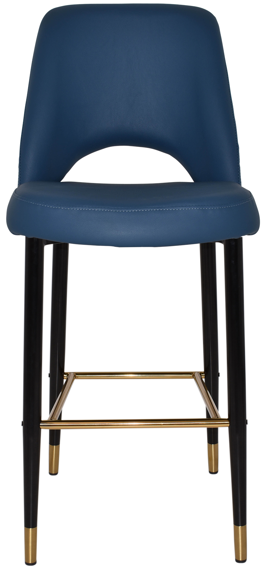 EZ STOOL ALBURY SIDE 750 METAL BLACK BRASS
